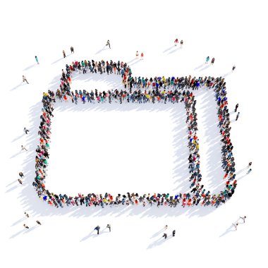 insanlar klasör belgeler 3d şekil