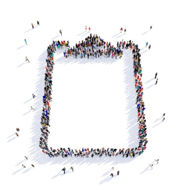 insanlar belge şekil 3d