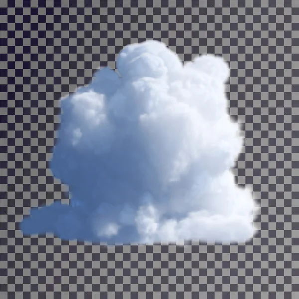 Cloud op een transparante achtergrond, geïsoleerd — Stockfoto