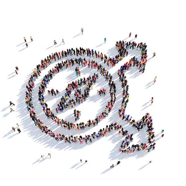 pusula yön şekli simgesi 3d render