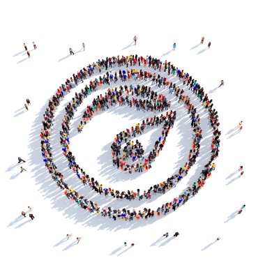 Saat hızlı posta teslim 3d render