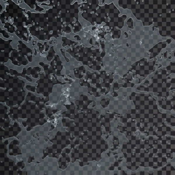 Goutte d'eau Isolé transparent 3d — Image vectorielle
