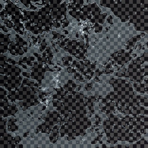 Крапля води бризки дощу Ізольовані 3d — стокове фото