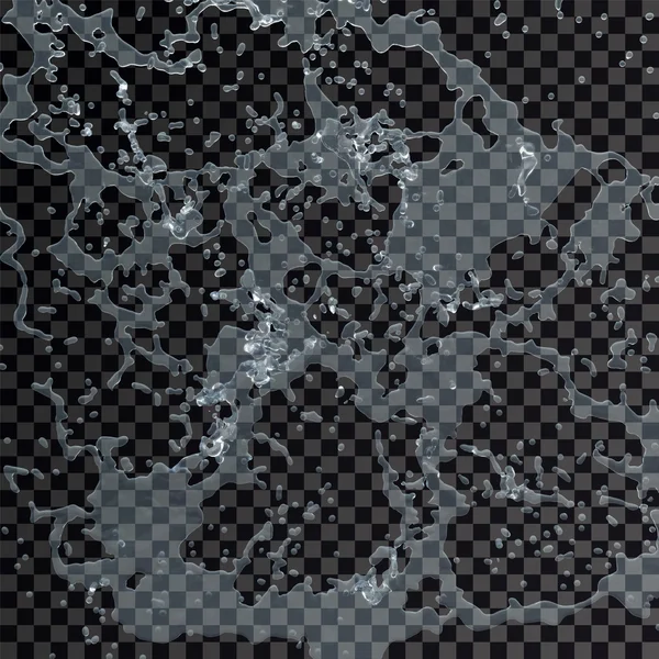 Крапля води бризки дощу Ізольовані 3d — стокове фото