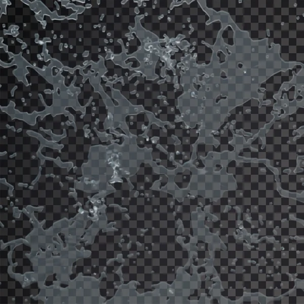 Goutte d'eau Isolé transparent 3d — Image vectorielle