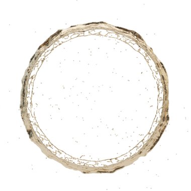 Altın sıçrama Radyal 3d render