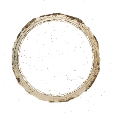 Altın sıçrama Radyal 3d render