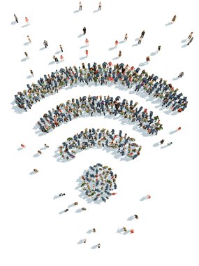 Wi-fi ile insanlar