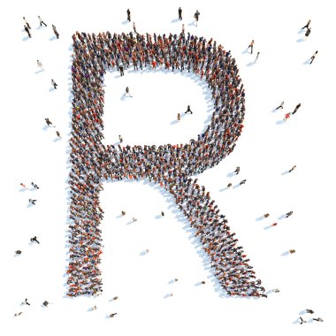 bir mektup illüstrasyon insanlar ile