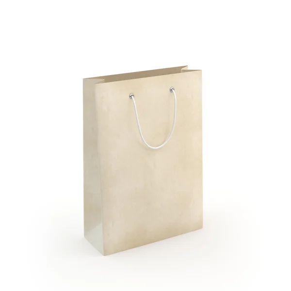 Paper bag , isolated — Stock Photo, Image
