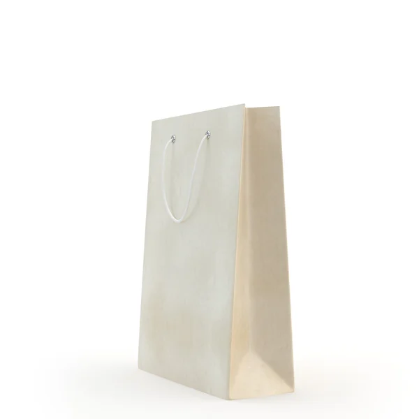 Paper bag , isolated — Stock Photo, Image