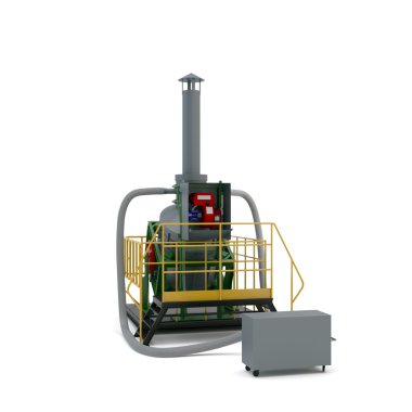 Ekipman izole beyaz bir arka plan üzerinde