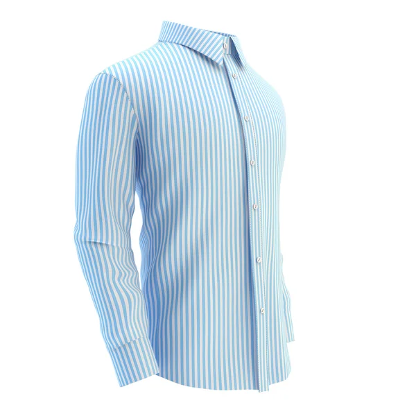 Blauw shirt op een witte achtergrond — Stockfoto