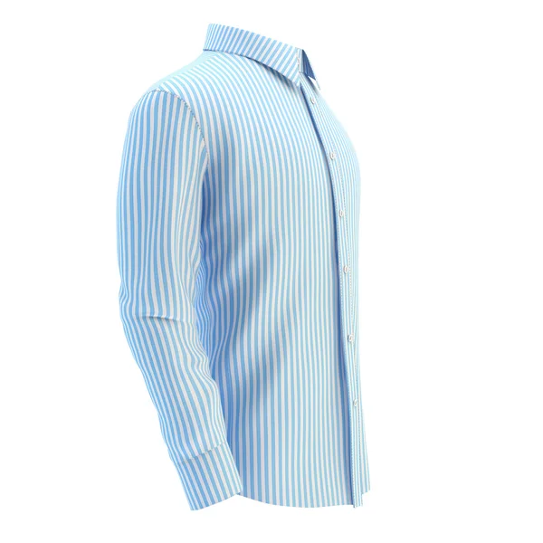 Blauw shirt op een witte achtergrond — Stockfoto