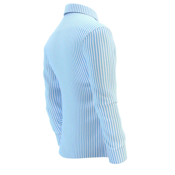 Camisa azul sobre um fundo branco — Fotografia de Stock