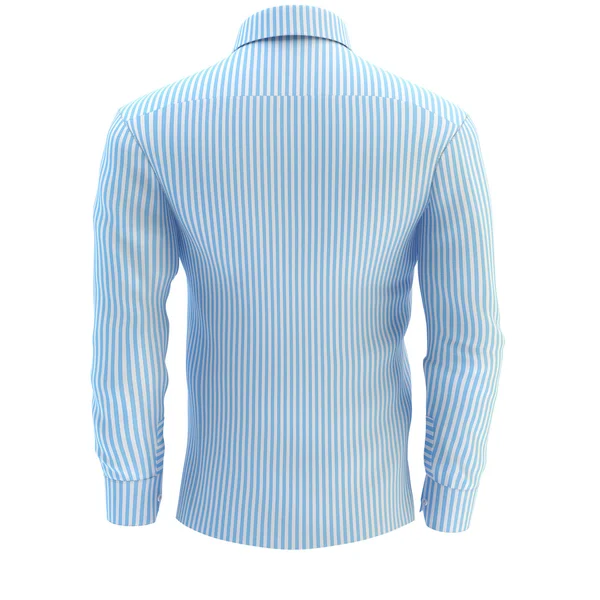 Blauw shirt op een witte achtergrond — Stockfoto