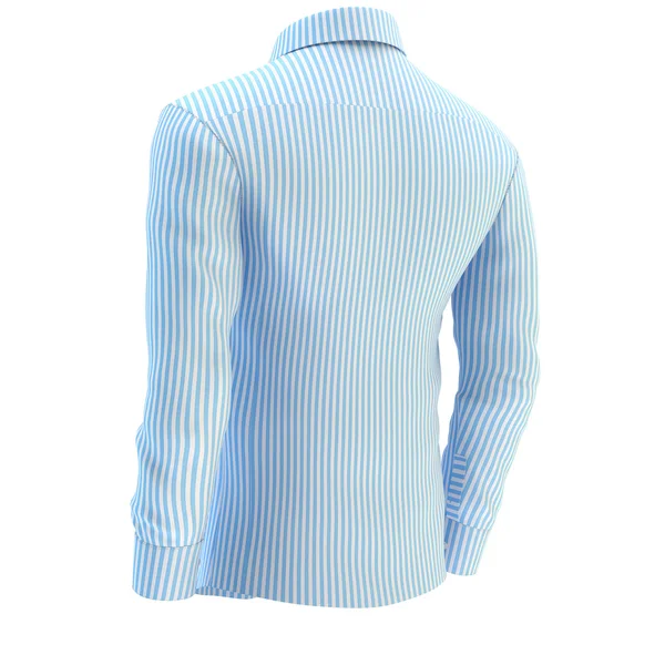 Camicia blu su sfondo bianco — Foto Stock