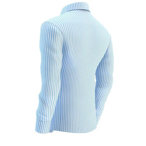 Blauw shirt op een witte achtergrond — Stockfoto