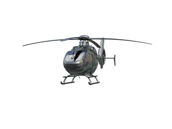 Military helicopter on white background — Stock Photo, Image