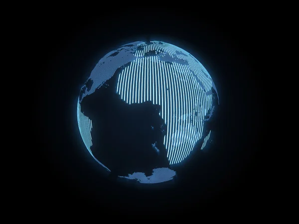 地球のホログラム — ストック写真
