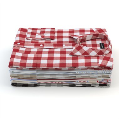 Gömlek beyaz bir arka plan ayarla