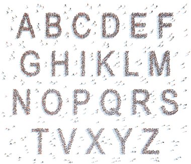 İnsanlarla alfabesi