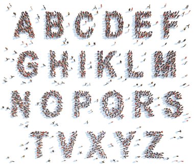 İnsanlarla alfabesi