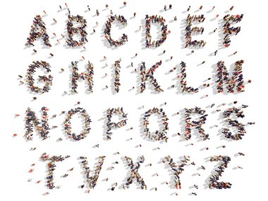 illüstrasyonlar alfabesi