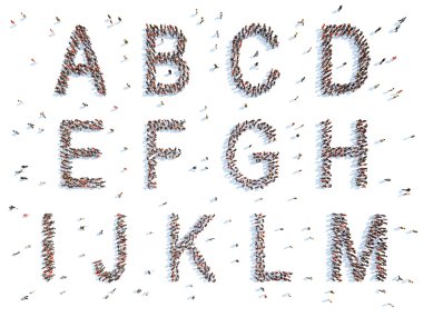 İnsanlarla alfabesi