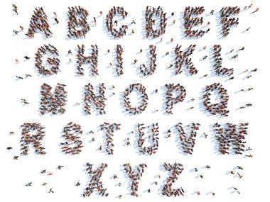 İnsanlarla alfabesi