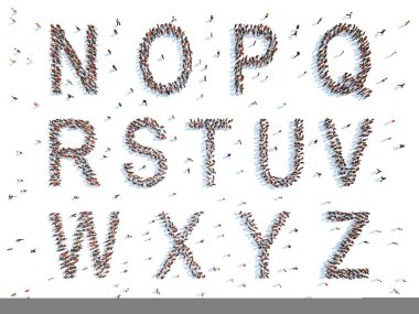 İnsanlarla alfabesi