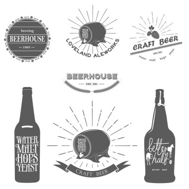 Vintage bira amblemi