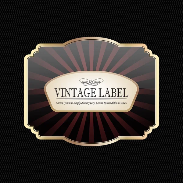 Vintage-Label — Stockfoto