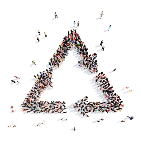 insanlar oklar şeklinde.