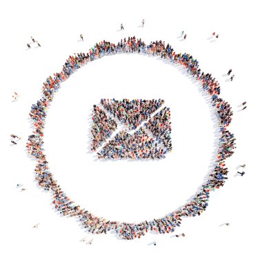 insanlar e-posta şeklinde.