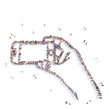 insanlar telefon ile bir el şeklinde.