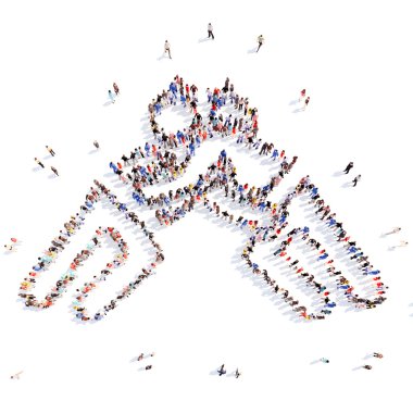 insanlar bir iş adamı şeklinde.