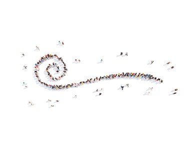 insanlar kaligrafik öğelerin şeklinde