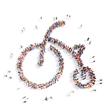 insanlar çocuk Bisiklet şeklinde.