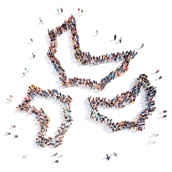 insanlar yarasalar şeklinde.