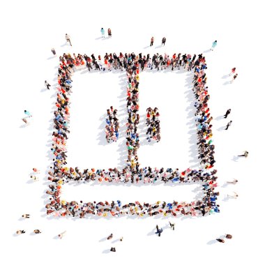 insanlar dolap şeklinde.