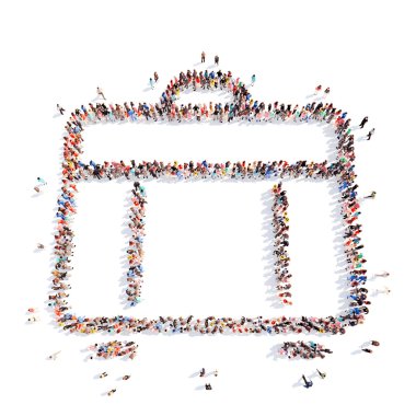 insanlar bir portföy şeklinde.