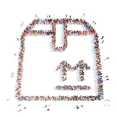 insanlar bir kutu içinde.