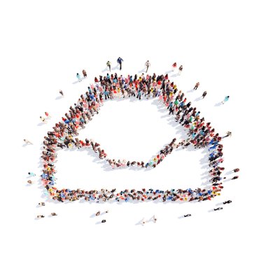 insanlar bir klasör şeklinde.