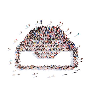 insanlar bir klasör şeklinde.