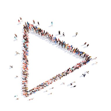 insanlar oyun şeklinde.