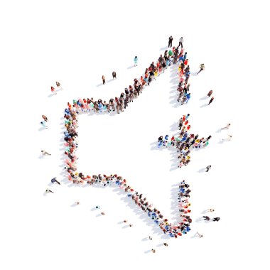 insanlar ses simge şeklinde.