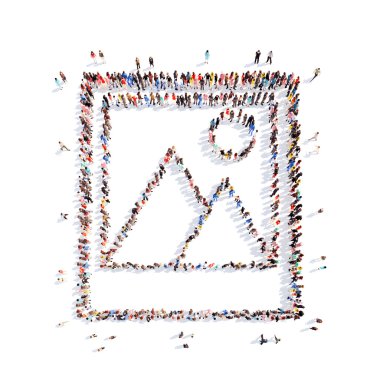 insanlar resimler şeklinde.