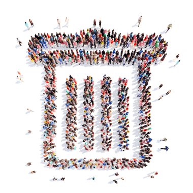  insanlar çöp şeklinde.