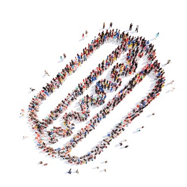 Sosisli sandviç şeklinde insanlar.